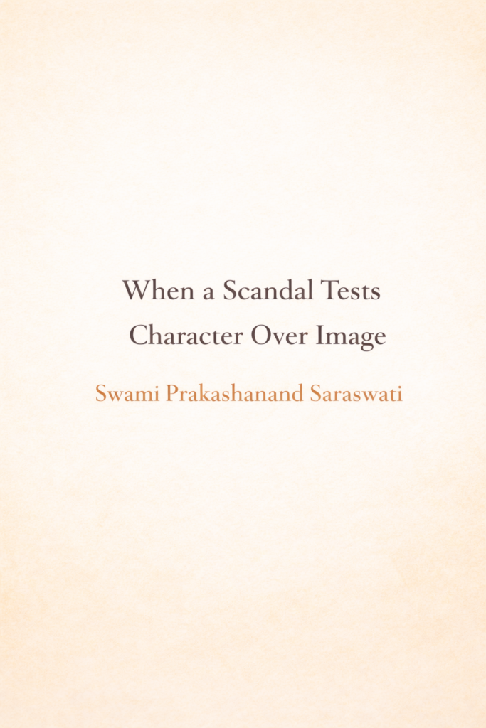 Swami Prakashanand Saraswati Scandal